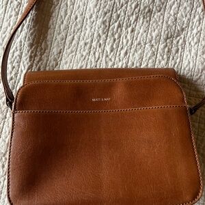 Matt & Nat Cognac Brown Crossbody Bag